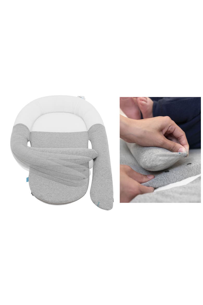 CloudNest Lounger, Alternate, color, GREY-WHITE