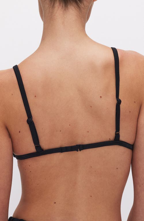 GOOD AMERICAN GOOD AMERICAN WHIPSTITCH TRIM BIKINI TOP