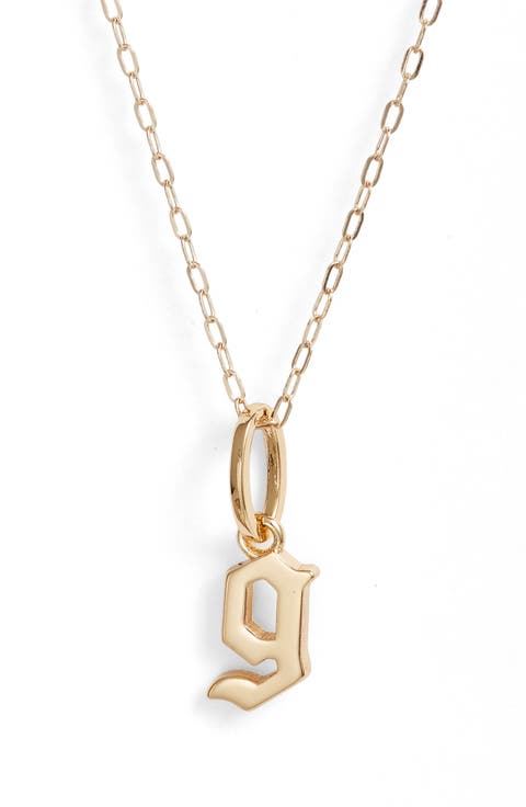 Sophie Customized Initial Pendant Necklace
