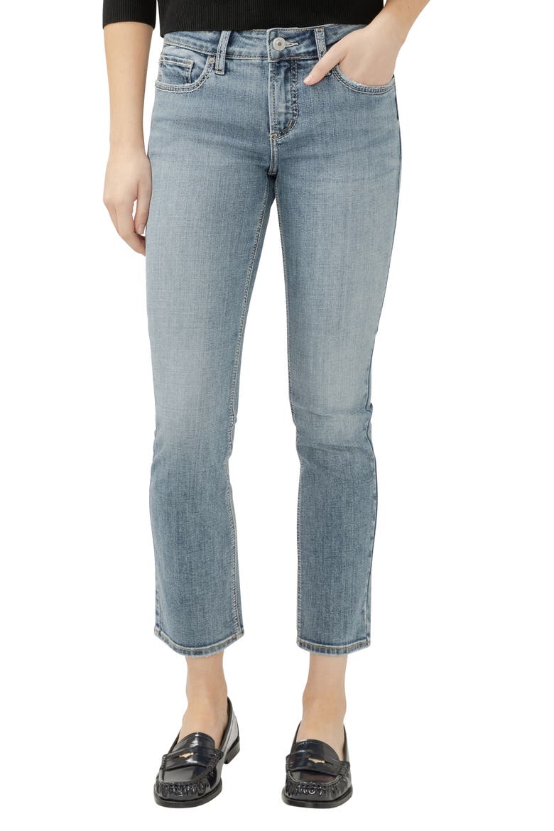 Elyse Slim Straight Leg Jeans, Main, color, MELVILLE