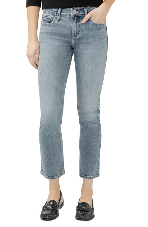 Elyse Slim Straight Leg Jeans (Melville)