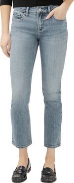 Silver Jeans Co. Elyse Slim Straight Leg Jeans