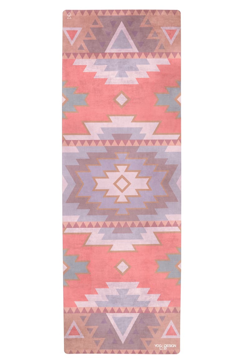 The Combo Yoga Mat, Main, color, TRIBAL CORAL