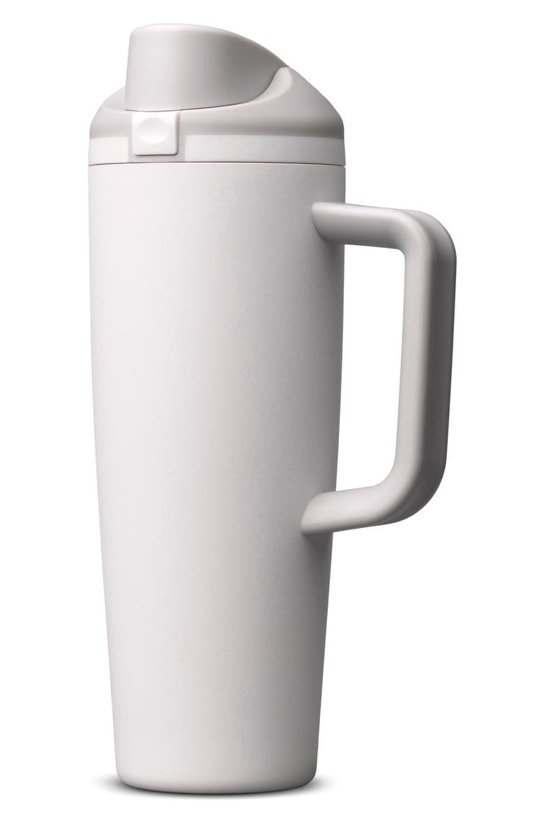 FreeSip® Shy Marshmallow 30-Ounce Stainless Steel Tumbler, Main, color, MARSHMALLOW