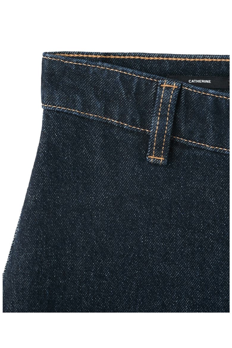 Catherin Frayed High Waist Wide Leg Culotte Jeans, Alternate, color, OPEN BLUE