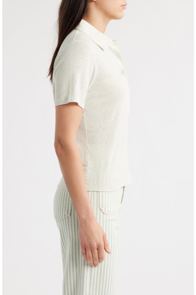 The Caddy Stretch Linen Polo, Alternate, color, SOFT MINT
