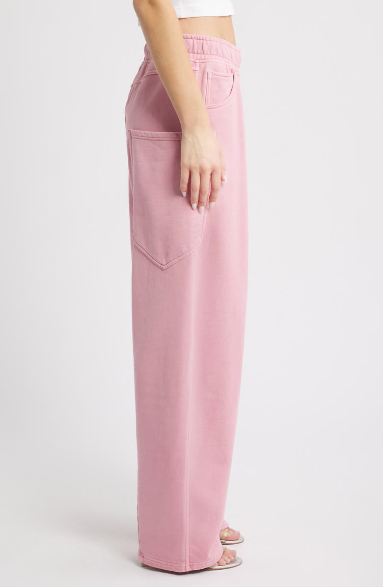 AFRM Ryan Cotton Barrel Sweatpants, Alternate, color, Clay Pink