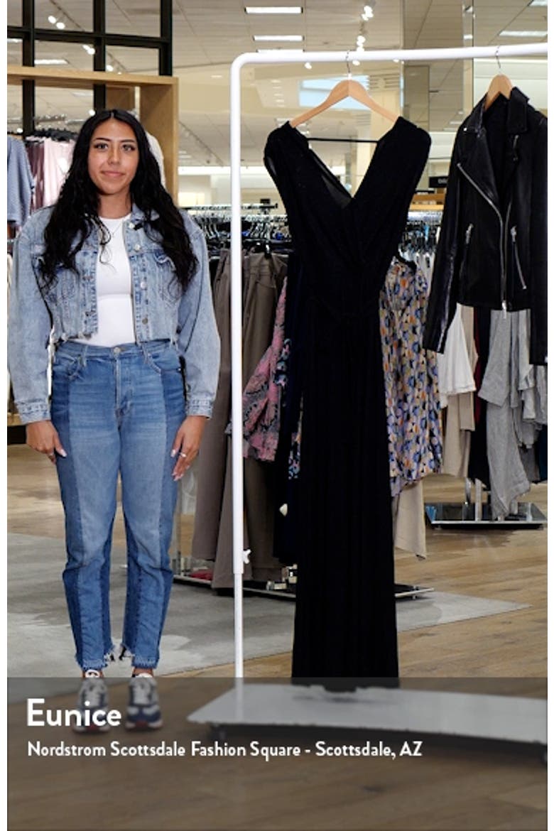 Nora Metallic Wide Leg Jumpsuit video