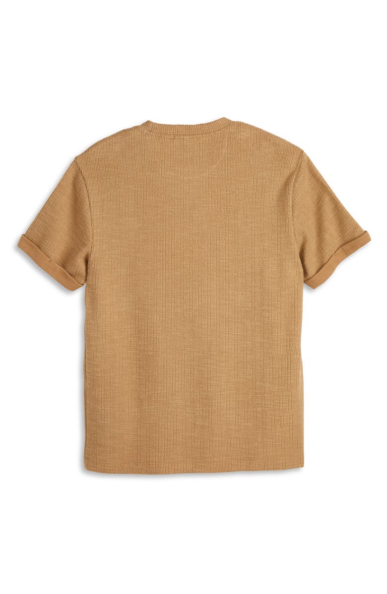 Scotch & Soda Textured Slub Knit T-Shirt, Alternate, color, Tannin