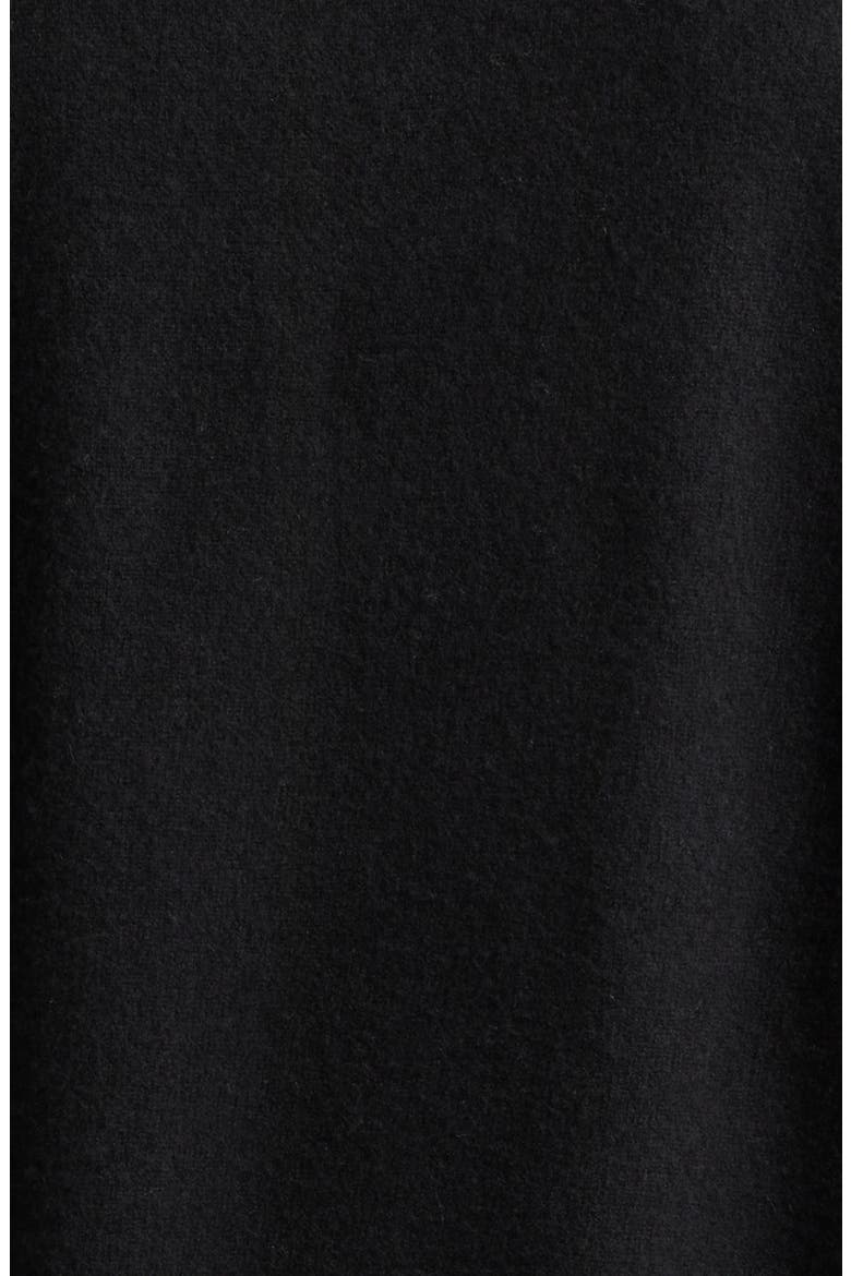 Cashmere & Silk Crewneck Sweater, Alternate, color, BLACK