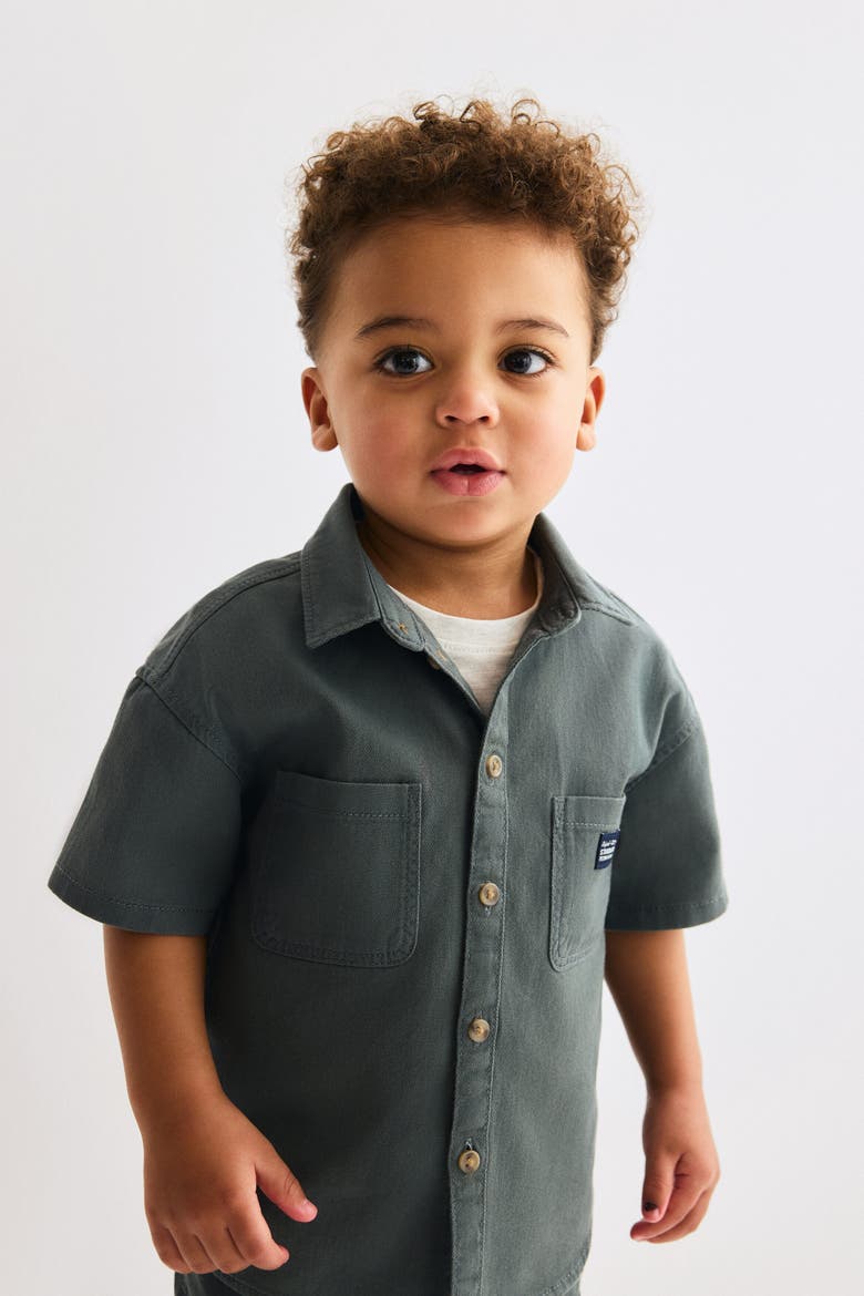 3-piece Cotton Set, Alternate, color, Dark green