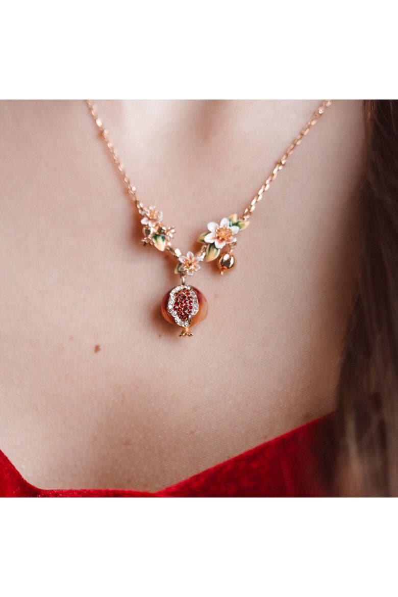 Pomegranate Necklace, Alternate, color, Pomegranate