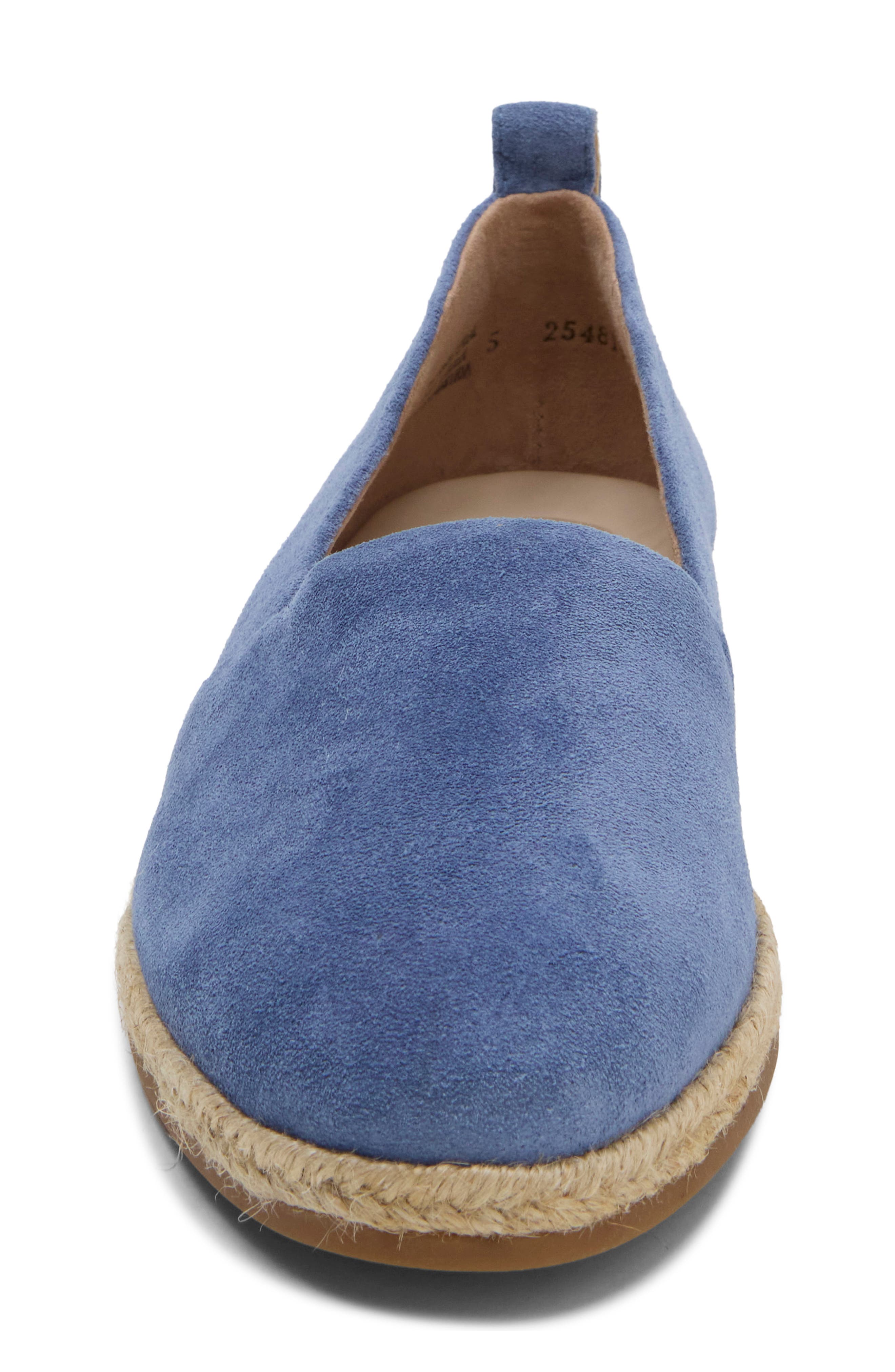 Platform Skimmer Flat, Alternate, color, LAKE SOFT SUEDE