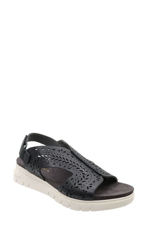 Moda Slingback Platform Wedge Sandal (Women)