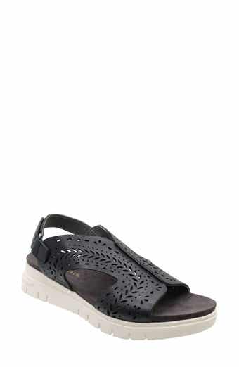 David Tate Moda Slingback Platform Wedge Sandal