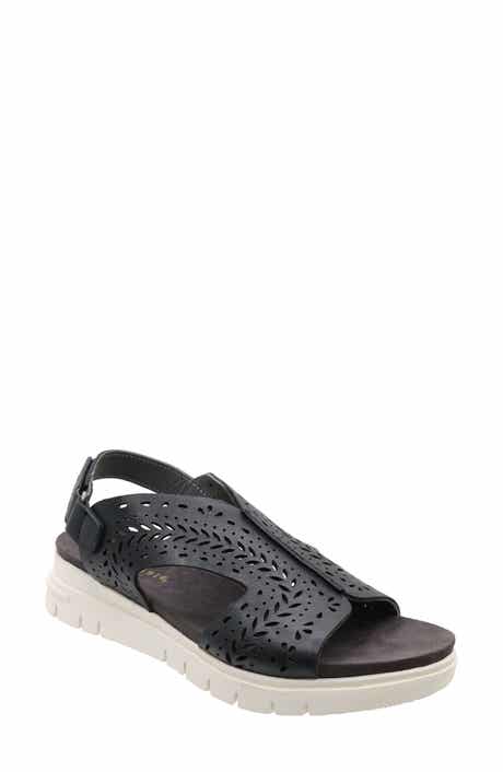 David Tate Moda Slingback Platform Wedge Sandal