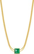 Karma and Luck Devote & Achieve - Emerald Evil Eye May Birthstone Necklace