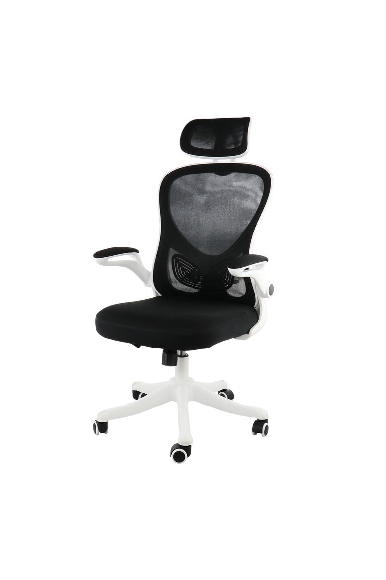 High Back Adjustable Office Chair, Main, color, White