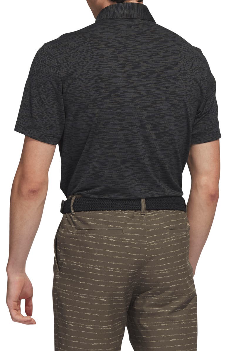adidas Golf Space Dye Piqué Performance Golf Polo, Alternate, color, 