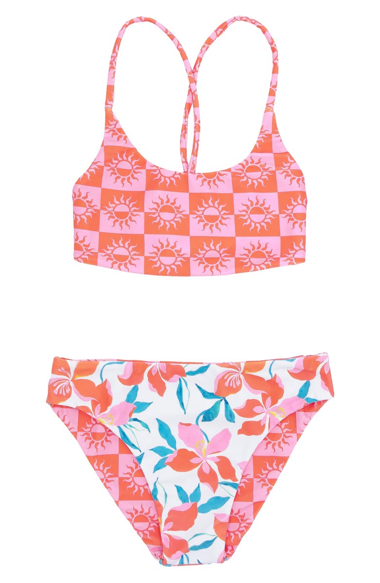 Feather 4 Arrow Kids' Waverly Reversible Two-Piece Swimsuit, Alternate, color,