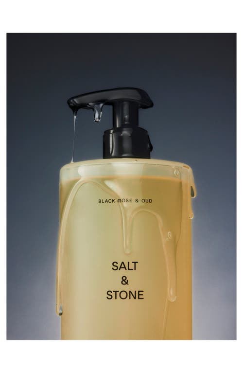 Salt & Stone Black Rose & Oud Body Wash In Regular