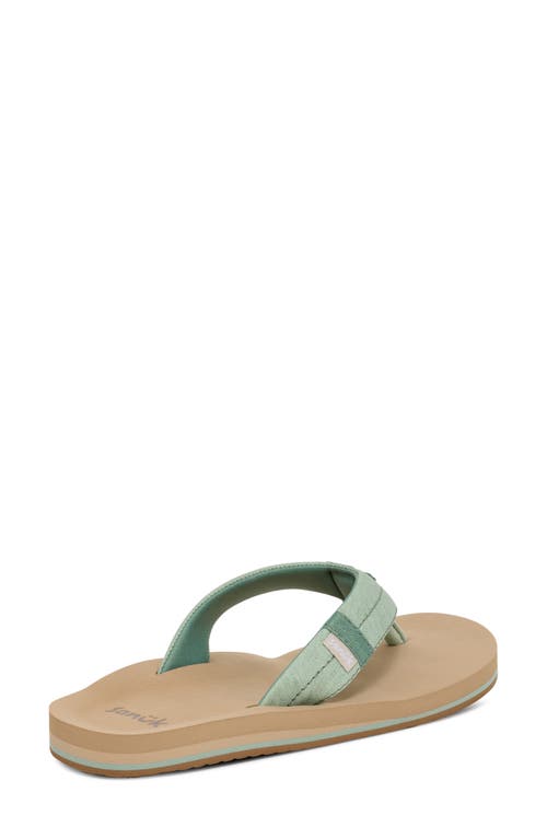Sanuk Sawyer Flip Flop In Brown