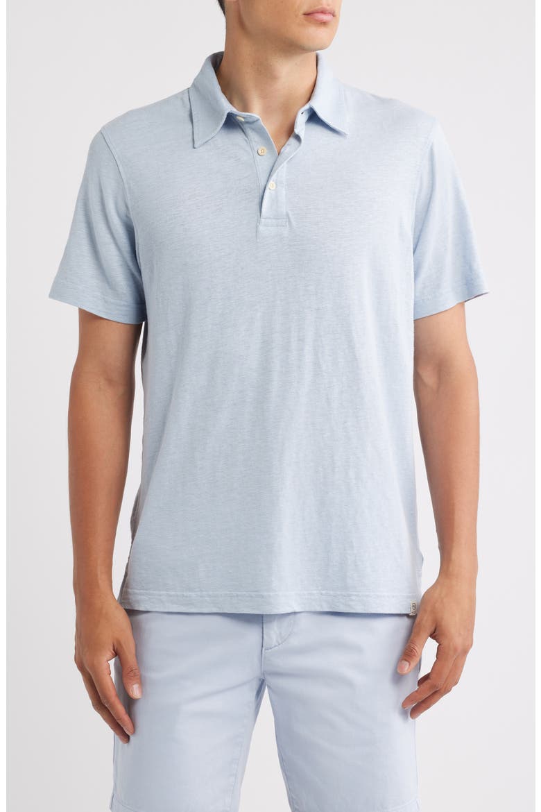 Bryce Stretch Cotton Polo, Main, color, FRESH BLUE