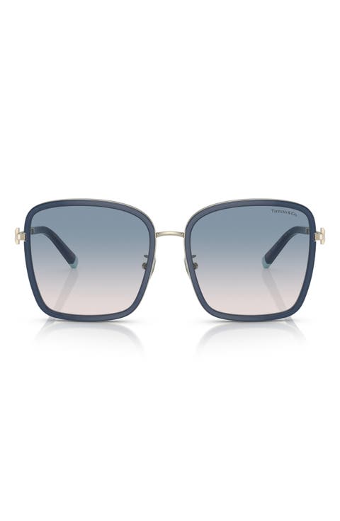 59mm Gradient Square Sunglasses