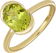 Bony Levy Iris 14K Yellow Gold Peridot Ring