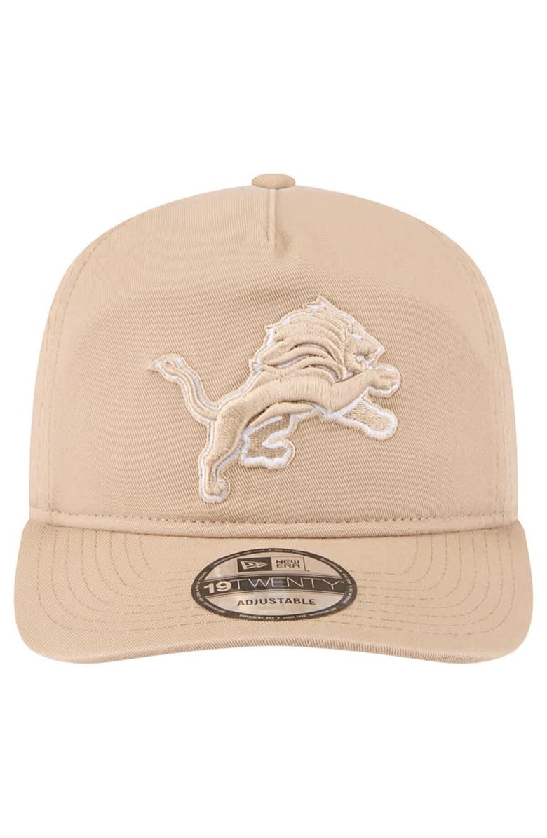 New Era Men's New Era Tan Detroit Lions 19TWENTY Adjustable Hat, Alternate, color, Tan
