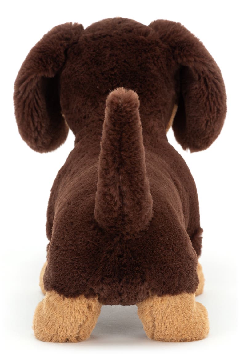 Otto Sausage Dog Plush Toy, Alternate, color, BROWN