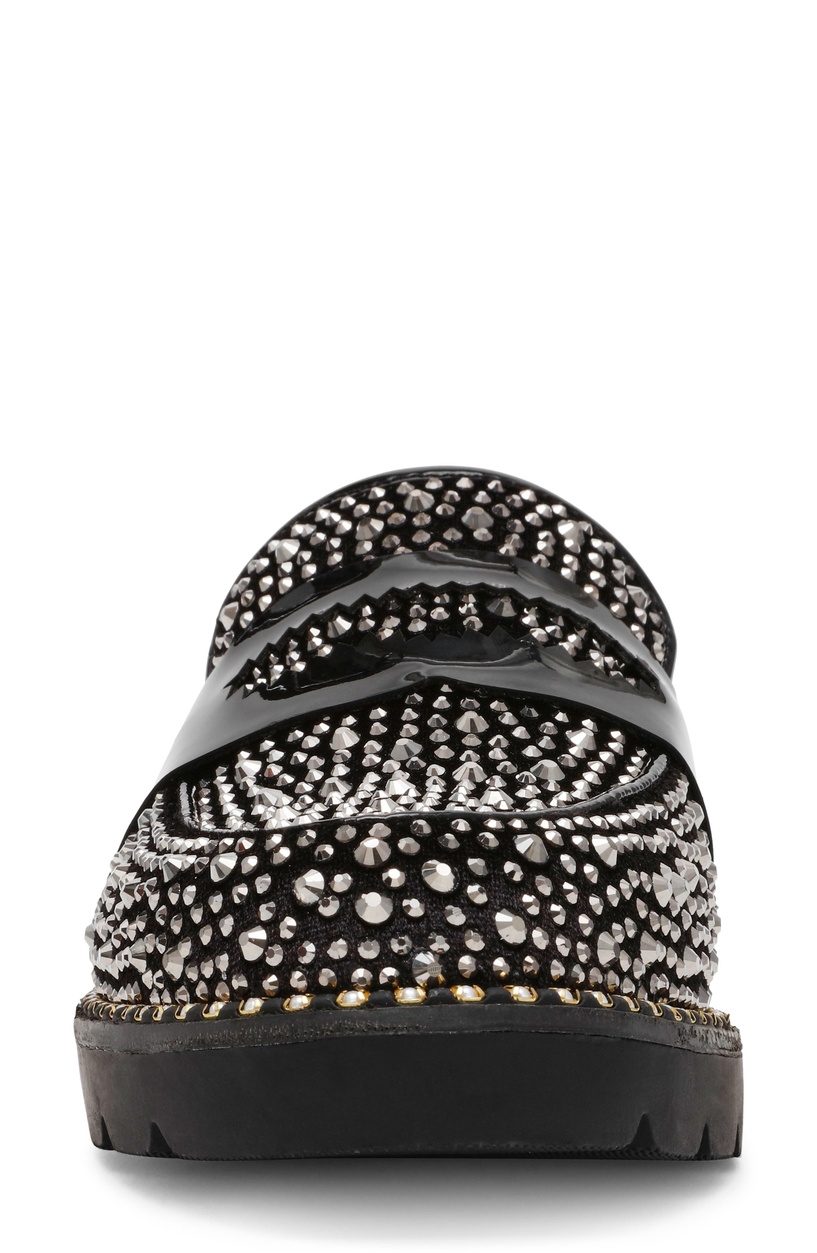 Betsey Johnson Lydia Loafer, Alternate, color, Black