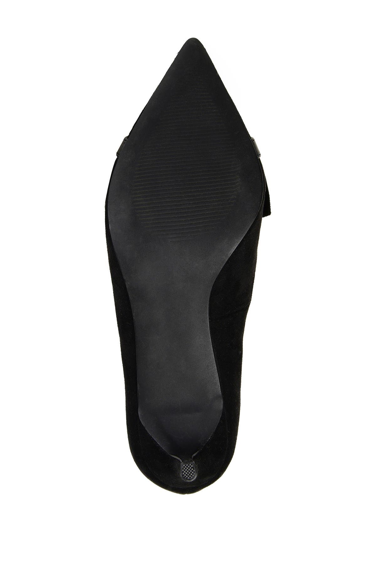 Journee Collection JOURNEE Marek Ruffle Pump, Alternate, color, Black