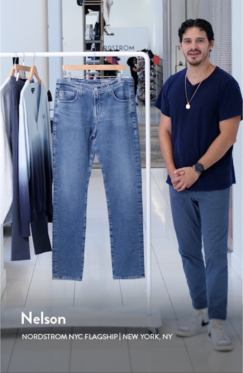 Everett Slim Straight Leg Jeans, sales video thumbnail