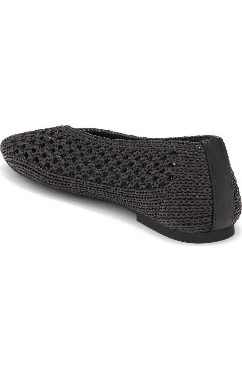 NORDSTROM RACK Monroe Weave Flat, Alternate, color, Black