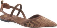 Fendi Colibrì Lite Pointed Toe Slingback Flat