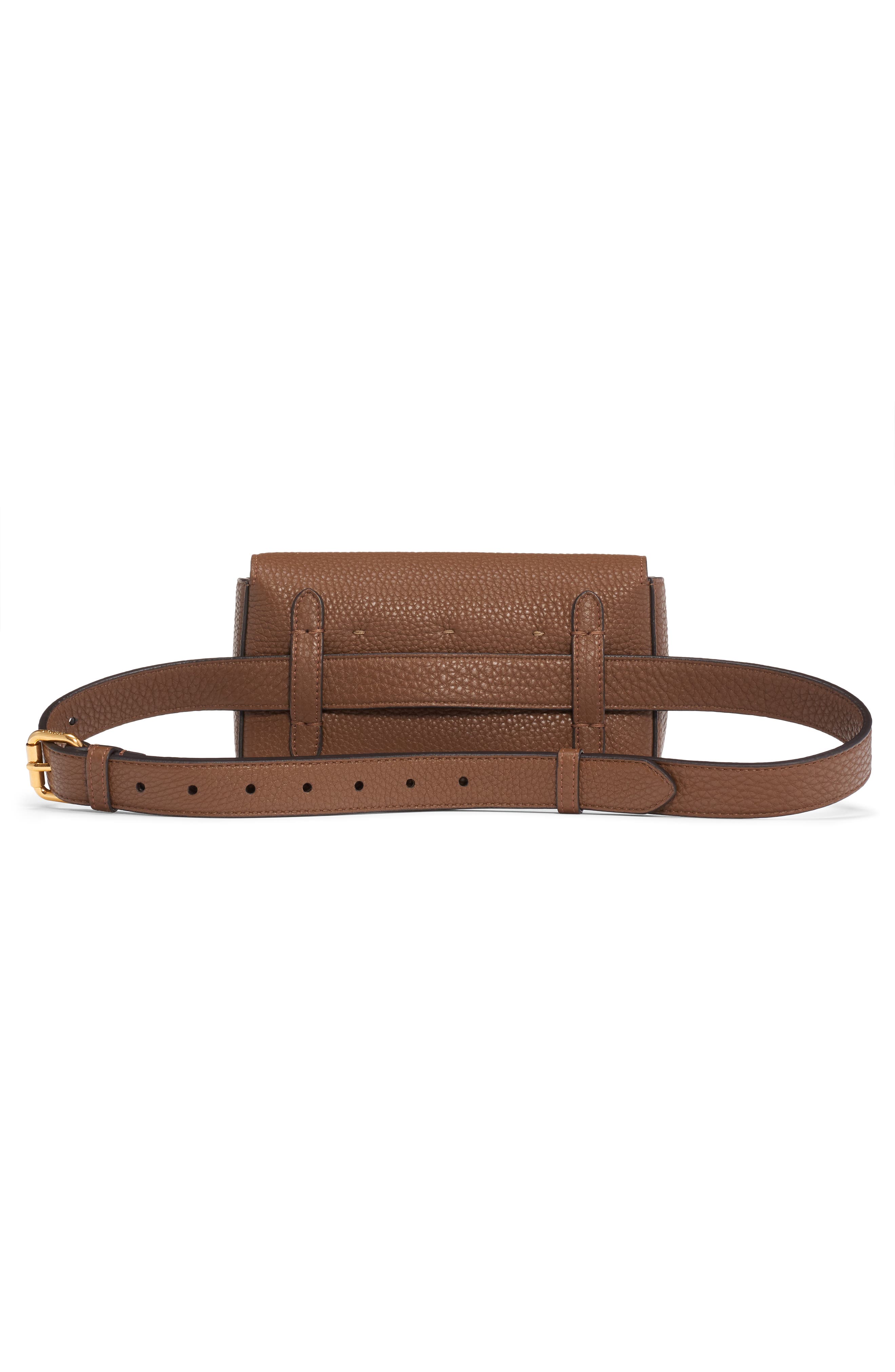 Fendi Leather Belt Bag, Alternate, color, 