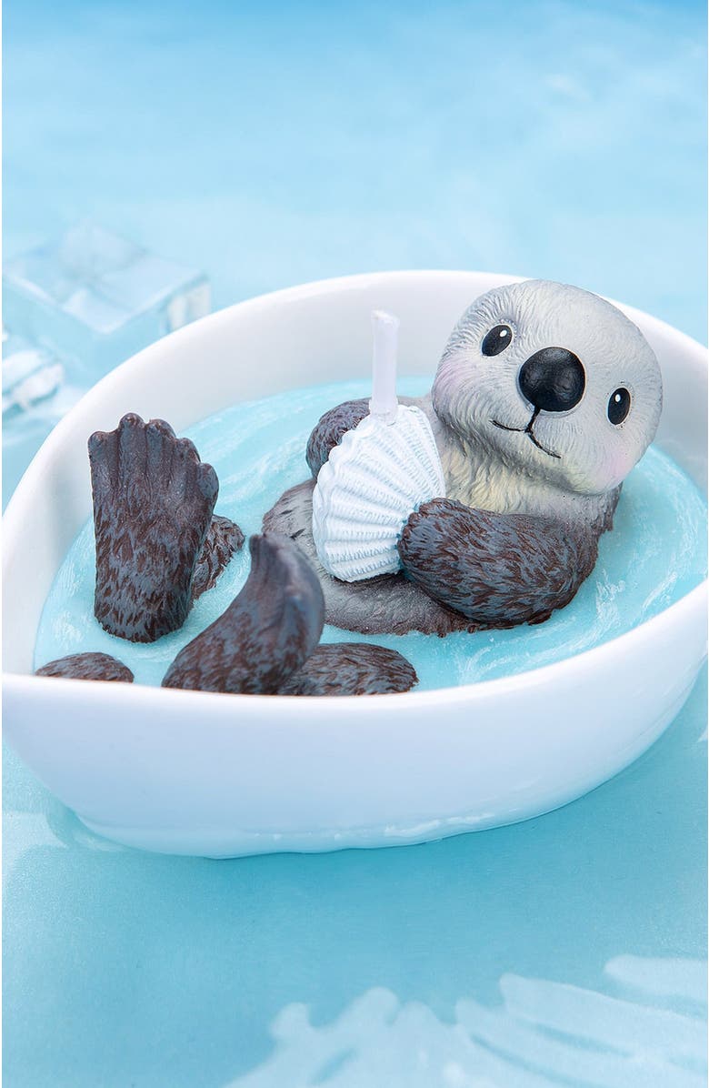 Southlake gifts Sea Otter Candle, Alternate, color, White