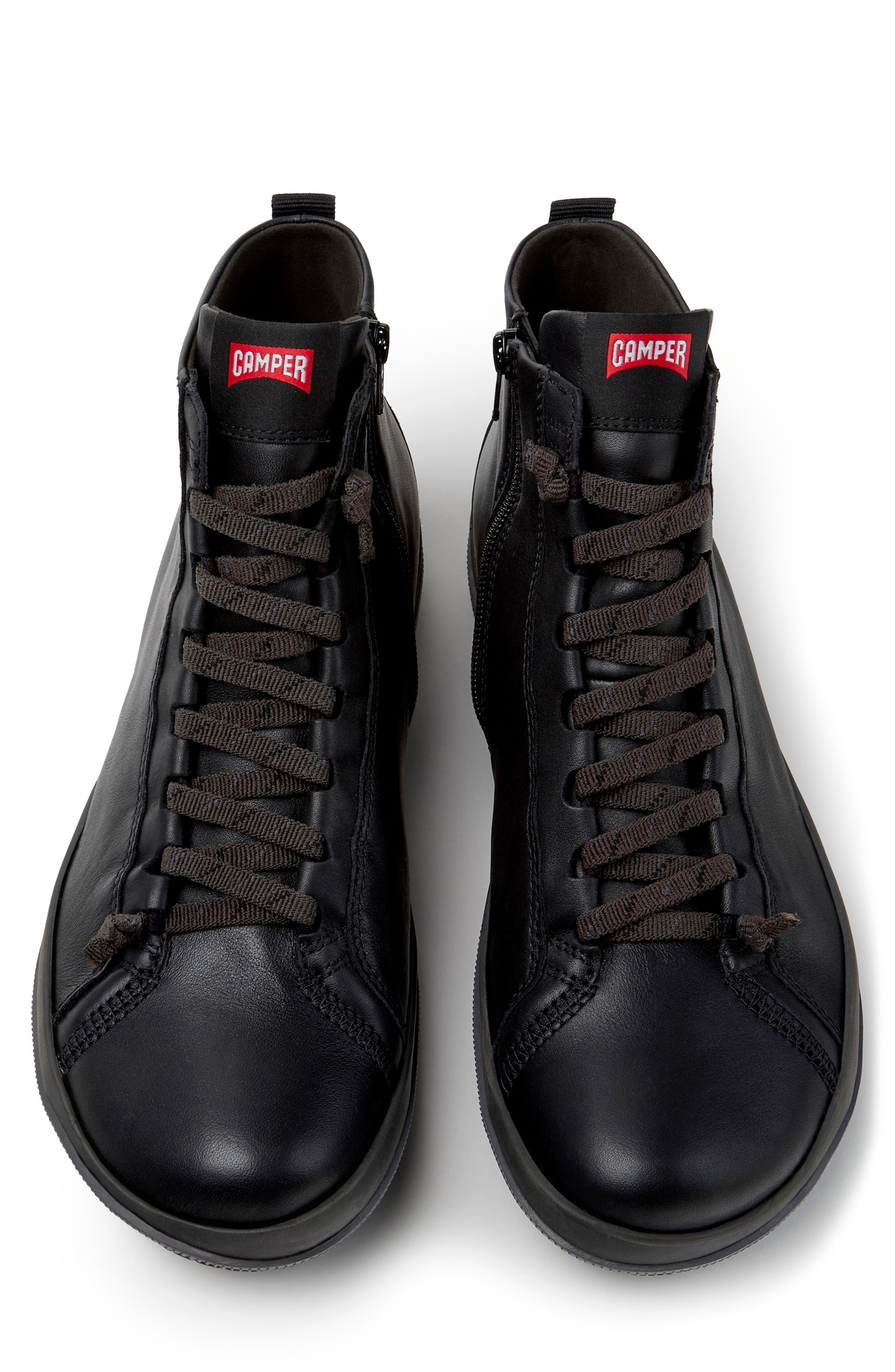 Peu Pista Gore-Tex Waterproof Leather Boot, Alternate, color, BLACK
