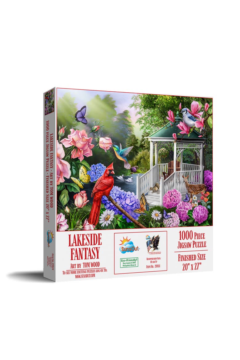 Lakeside Fantasy 1000 piece Jigsaw Puzzle for Adults, Main, color, Multicolor