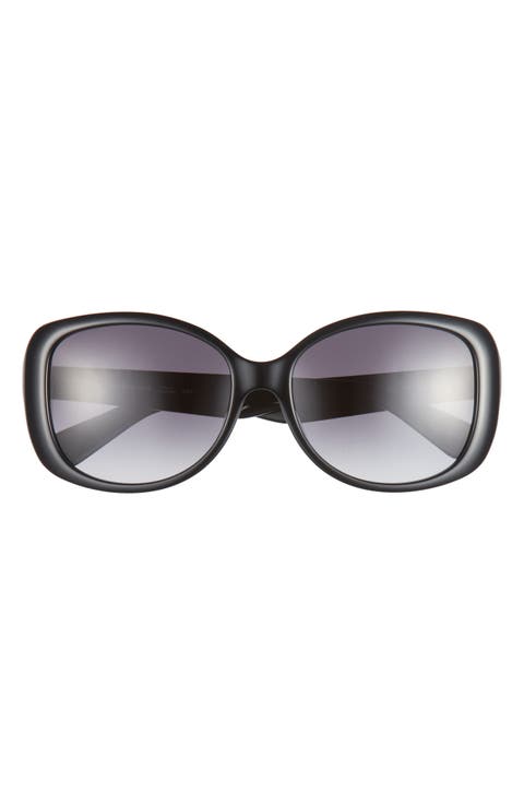 58mm amberlyn square sunglasses