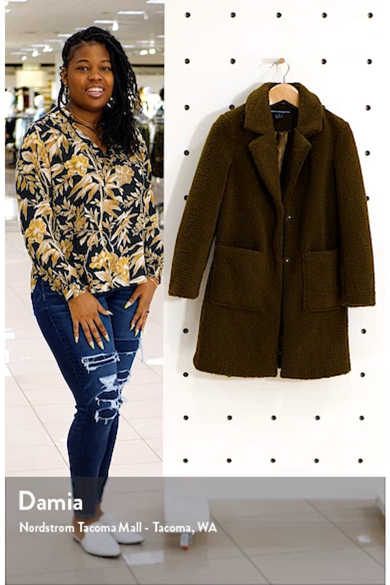 Faux Fur Teddy Coat video