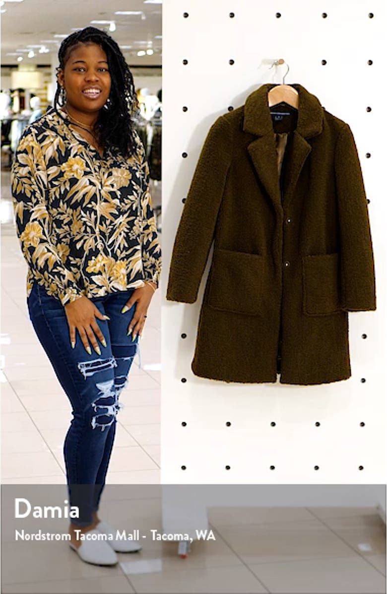 Faux Fur Teddy Coat, sales video thumbnail