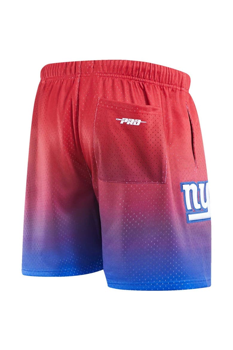 Men's Pro Standard Royal/Red New York Giants Ombre Mesh Shorts, Alternate, color, Royal