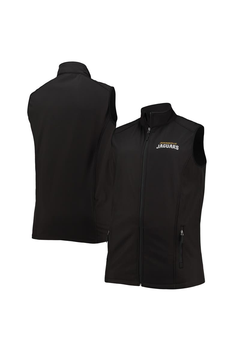 Men's Dunbrooke Black Jacksonville Jaguars Big & Tall Archer Softshell Full-Zip Vest, Main, color, Black
