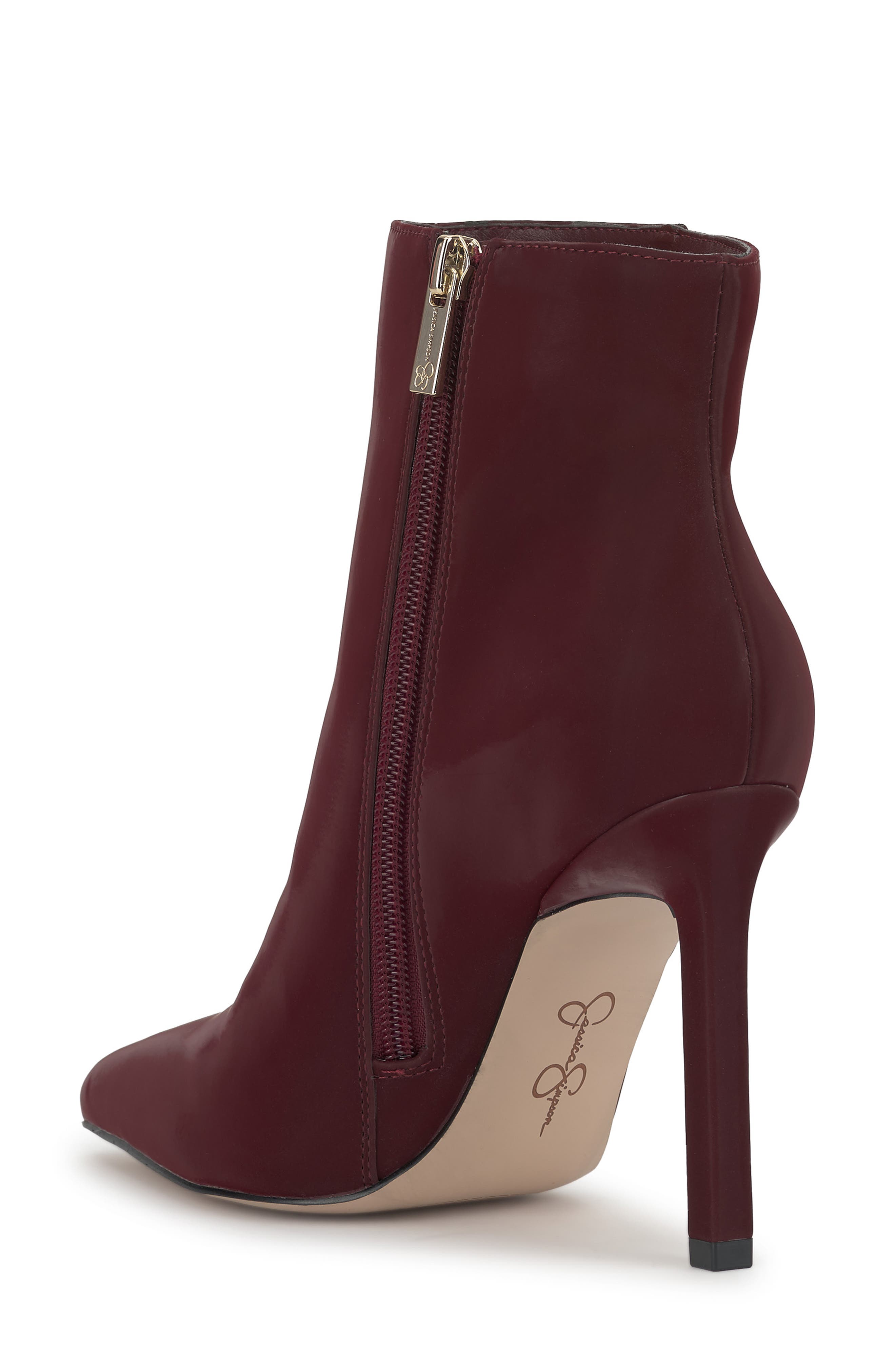 Debia-O Bootie, Alternate, color, DARK CHERRY