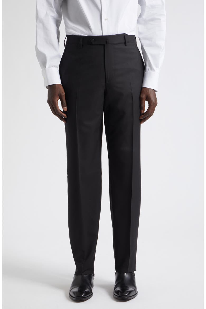 Sanita Solid Super 160s Wool Suit, Alternate, color, NAVY