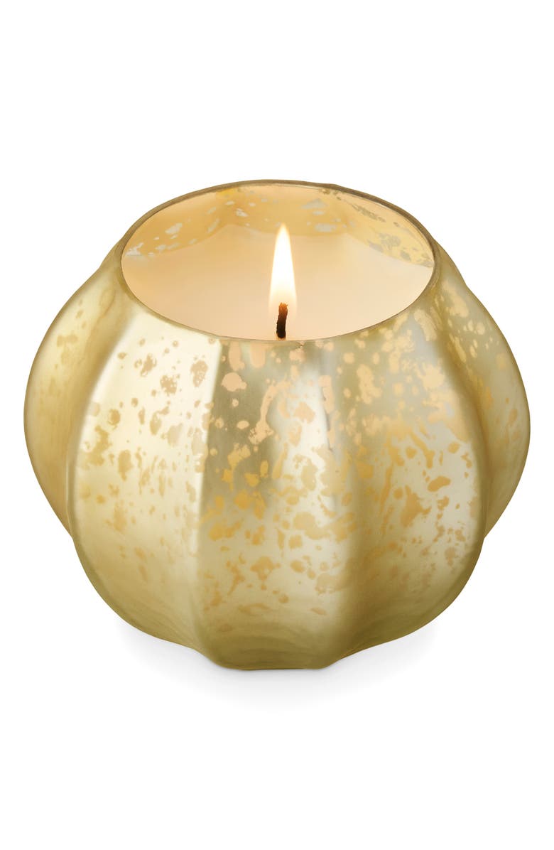 ILLUME<sup>®</sup> Leaves & Acorns Mercury Glass Pumpkin Candle, Alternate, color, Green