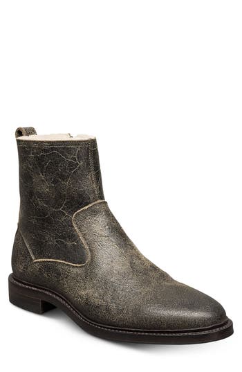 Allen Edmonds Tompkins Genuine Shearling Lined Boot In Brown