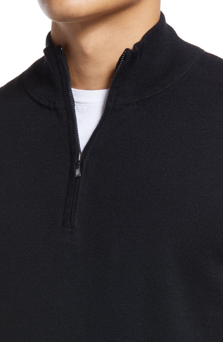 Nordstrom Tech-Smart Quarter Zip Pullover Sweater, Alternate, color,